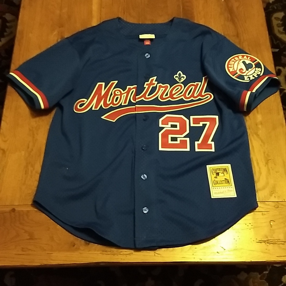 1997 Montreal Expos Vladimir Guerrero 27 Baseball Jersey, Large, NWOT
